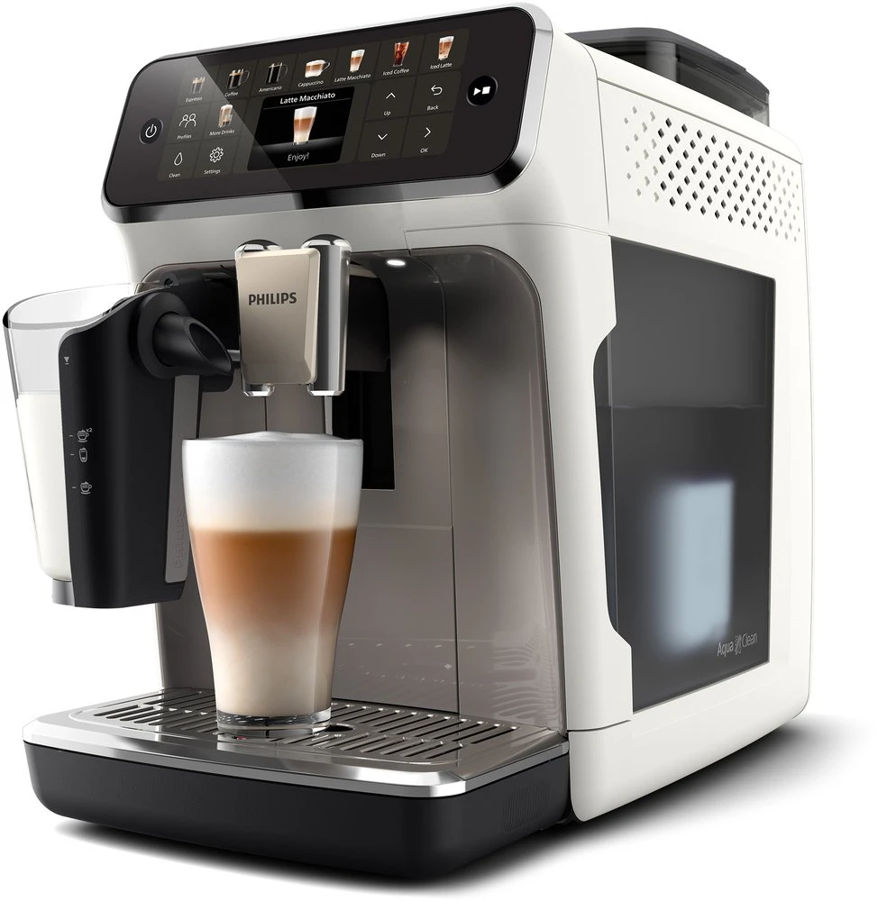 Kavos aparatas „Philips 5500 LatteGo EP5545/70“ balta