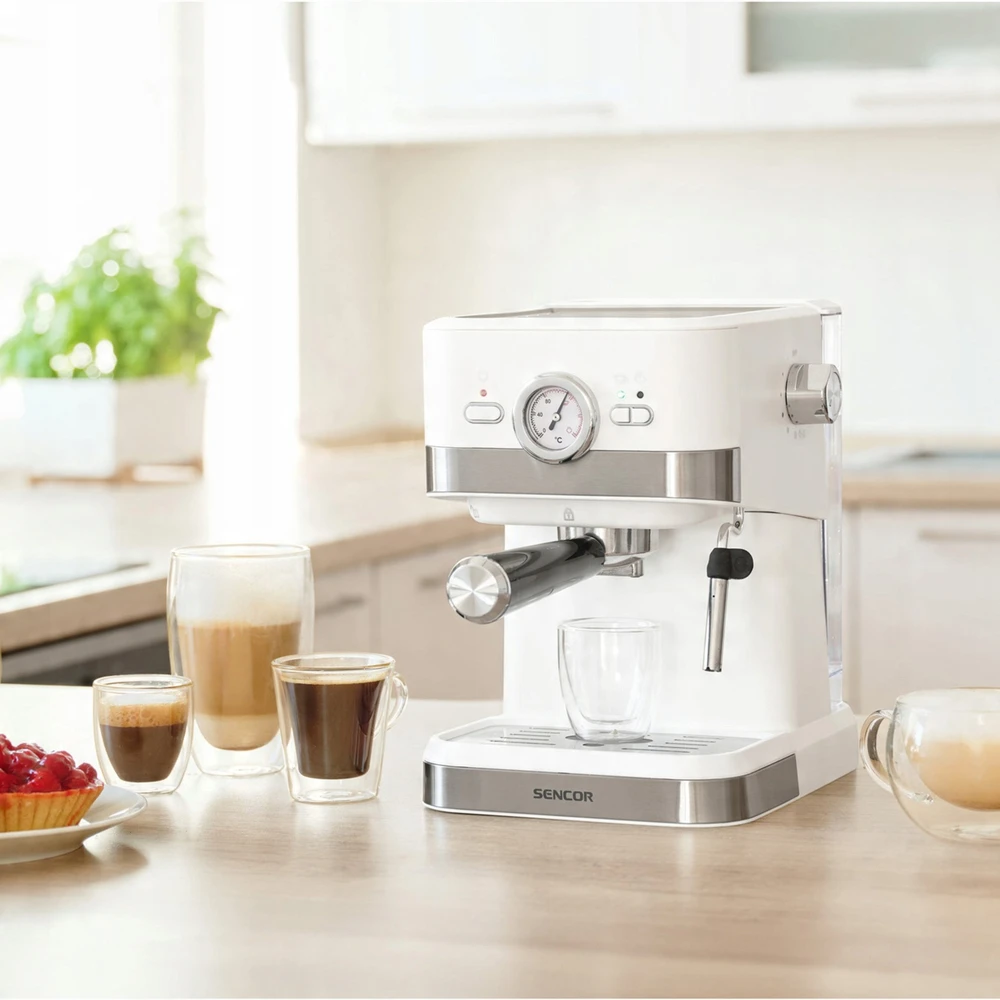 Sencor espresso/kapučino kavos aparatas 1,5l, SES1720WH