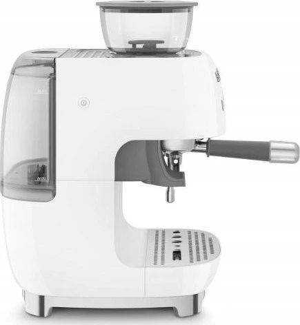 Kavos Aparatas - Smeg Espresso Aparatas su Integruotu Malūnėliu Dviejų Termoblokų Baltas