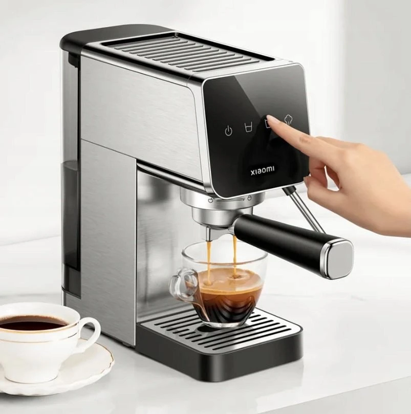 Kavos aparatas Xiaomi Espresso Aparatas | Slėgis 20 bar | Su pieno plakikliu | Semi-automatinis | 1350 W | Sidabrinis/Juodas