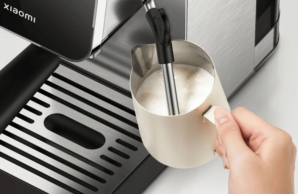 Kavos aparatas Xiaomi Espresso Aparatas | Slėgis 20 bar | Su pieno plakikliu | Semi-automatinis | 1350 W | Sidabrinis/Juodas