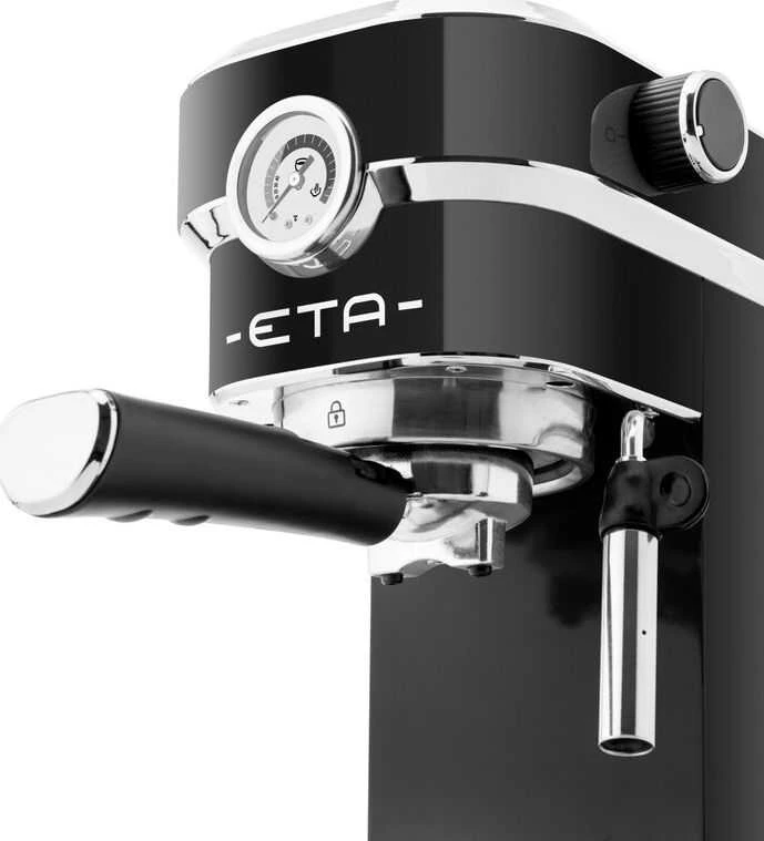 Kavos aparatas ETA | Espresso | ETA618190020 Storio | Slėgis 20 bar | Su pieno plakikliu | Semi-automatinis | 1350 W | Juodas