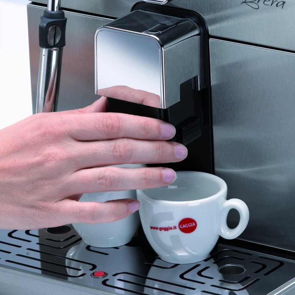 Kavos aparatas - Gaggia Brera RI9305/01 Visiškai Automatinis Juodas/Sidabrinis