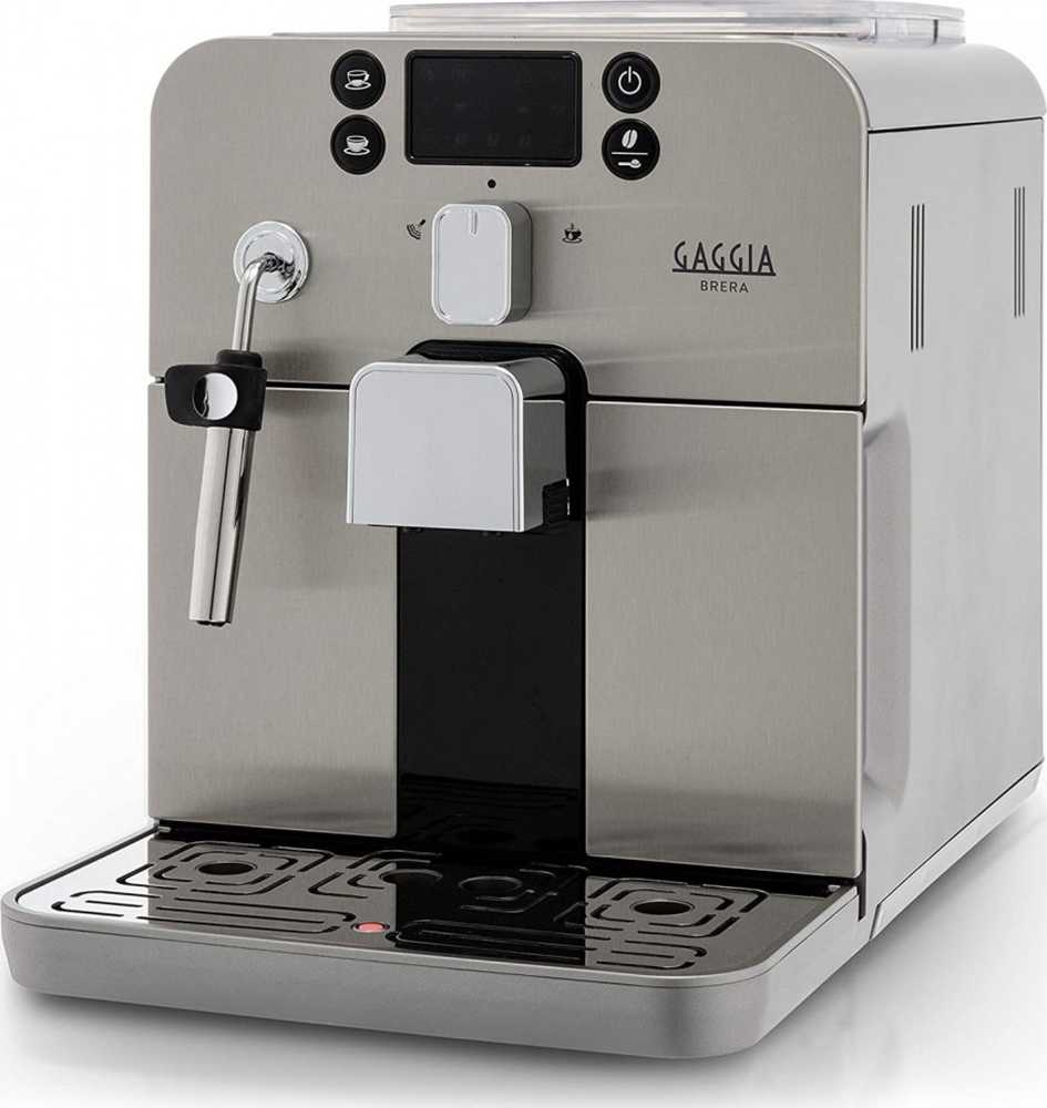 Kavos aparatas - Gaggia Brera RI9305/01 Visiškai Automatinis Juodas/Sidabrinis