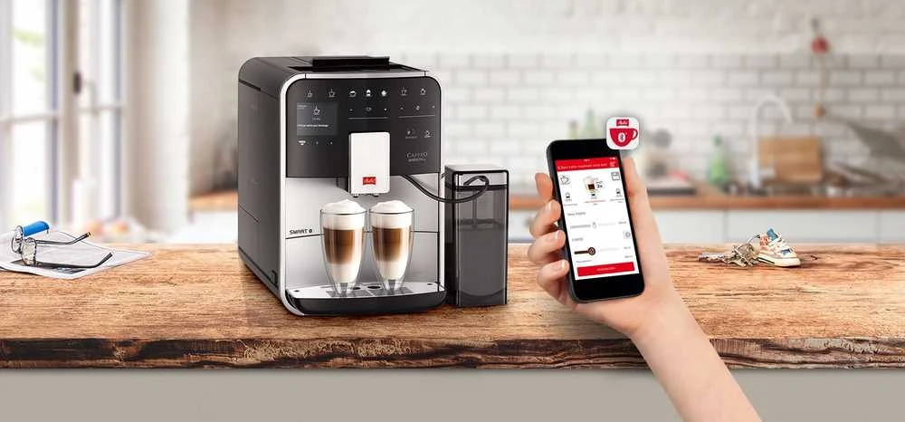 Kavos aparatas Melitta F83/0-101 automatinis, Sidabrinės spalvos