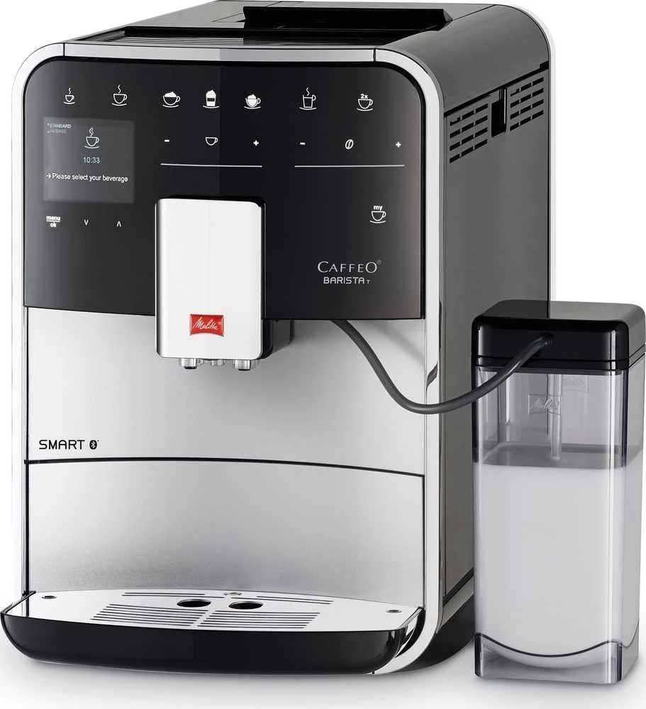 Kavos aparatas Melitta F83/0-101 automatinis, Sidabrinės spalvos