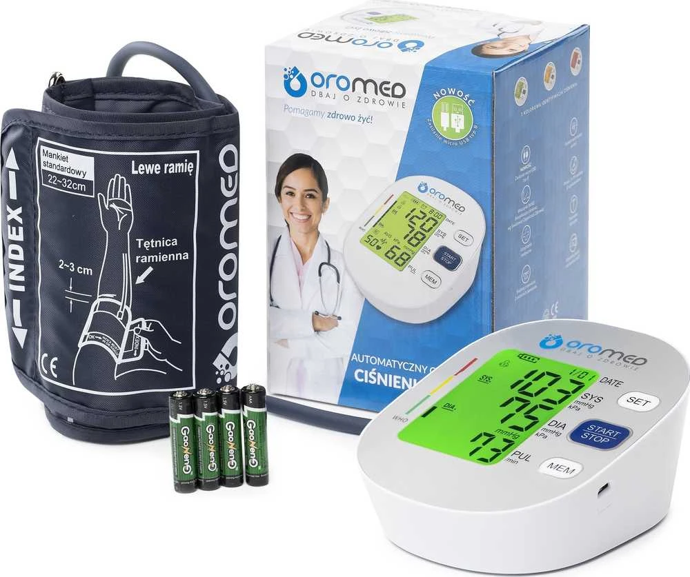 Oro-med Kraujo Spaudimo Matuoklis - Oromed Or-bp2 Pilkas