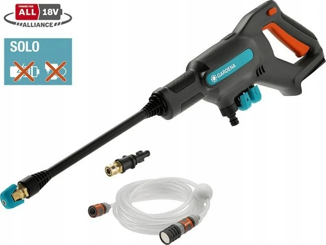 Gardena Vidutinio slėgio akumuliatorinė plovykla „AquaClean 24 / 18V P4A“ solo, 14800-55
