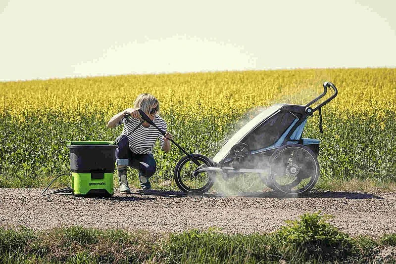 Akumuliatorinis aukšto slėgio plovimo įrenginys Greenworks GDC60 60V, 5104607 (be akumuliatoriaus ir kroviklio)