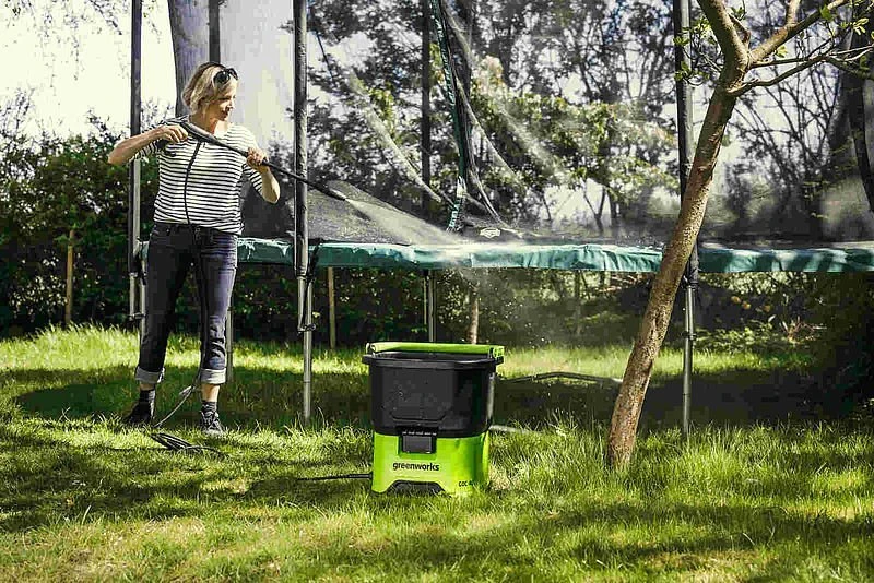 Akumuliatorinis aukšto slėgio plovimo įrenginys Greenworks GDC60 60V, 5104607 (be akumuliatoriaus ir kroviklio)