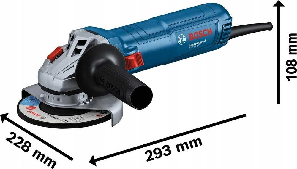 Bosch GWS 12-125, dėžutė
