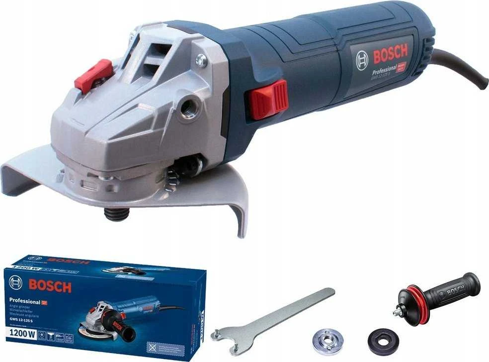 Kampinis šlifuoklis Bosch GWS 12-125 S Professional; 1200 W