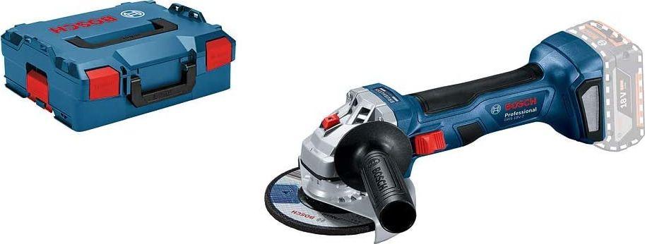 Bosch akumuliatorinis kampinis šlifuoklis GWS 18V-7, LB be akumuliatoriaus ir kroviklio