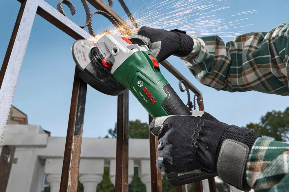 Bosch PWS 18V-70 be akumuliatoriaus ir kroviklio, 125mm Akum.kampinis šlifuoklis