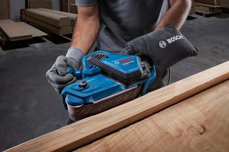 Elektrinis juostinis šlifuoklis Bosch Professional GBS 750