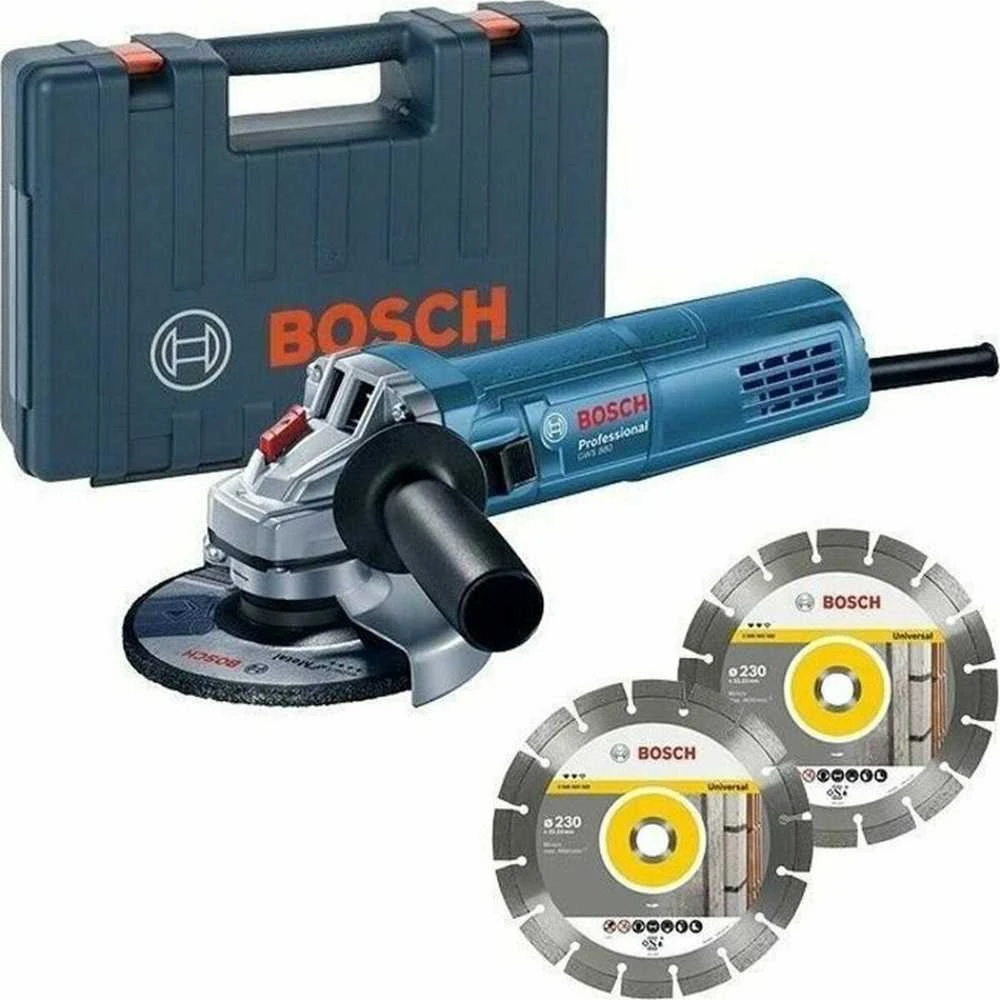  Bosch Kampinis šlifuoklis GWS 880, 125 mm