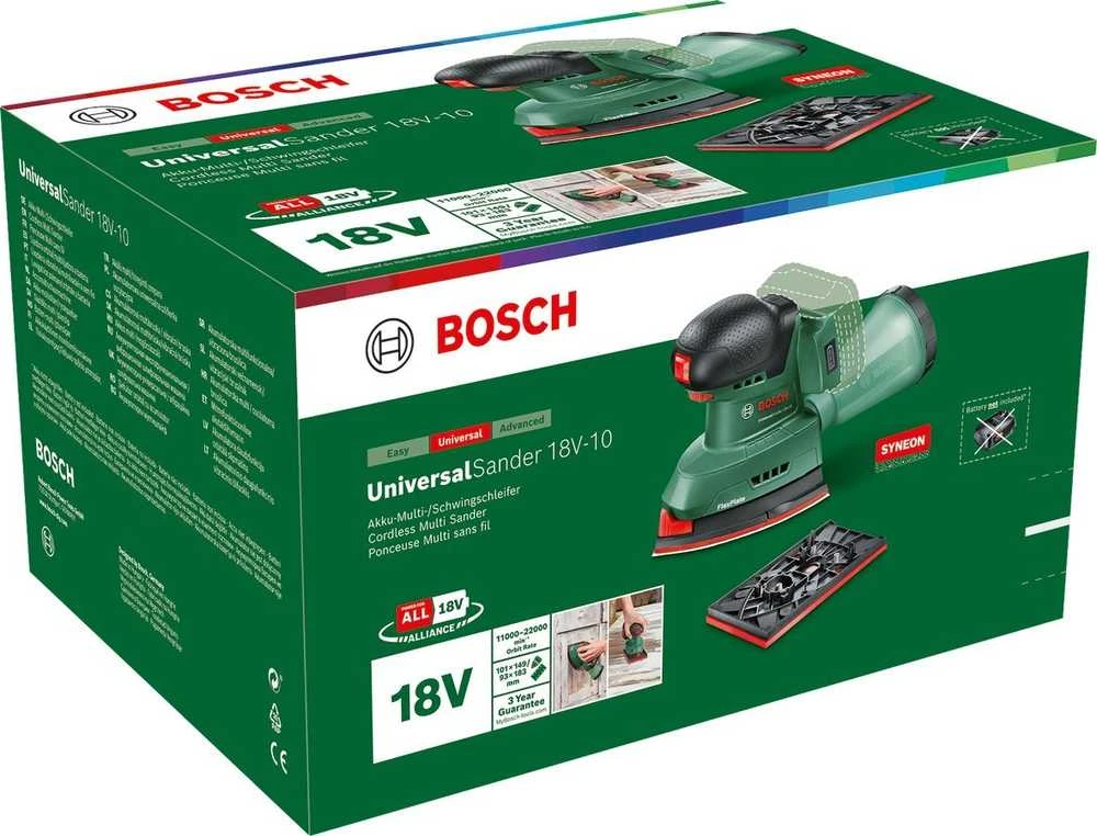 Bosch UniversalSander18V-10sol Akum.multi šlifavimo maš.