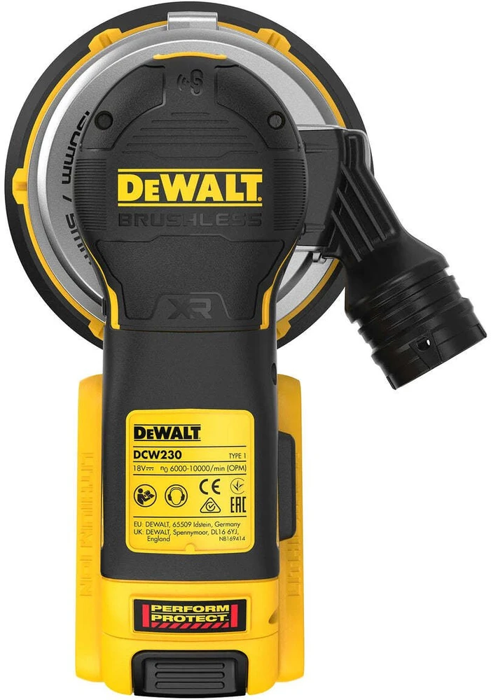 Šlifuoklis Dewalt 150 mm belaidis ekscentrinis šlifuoklis (DCW230P2-QW)