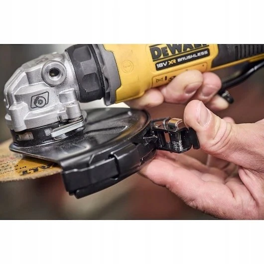 DEWALT KAMPINIS ŠLIFUOKLIS 125mm 18V DCG404S2T 2×3,5Ah BL
