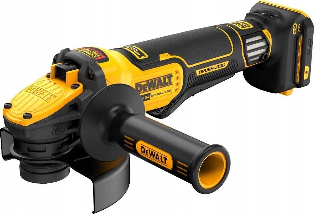 Dewalt kampinis šlifuoklis DCG416VSN, 18V, 125mm, be akumuliatoriaus ir kroviklio