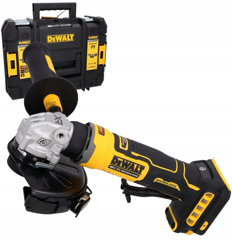 DEWALT KAMPINIS ŠLIFUOKLIS 125mm 18V DCG404NT BL TSTAK