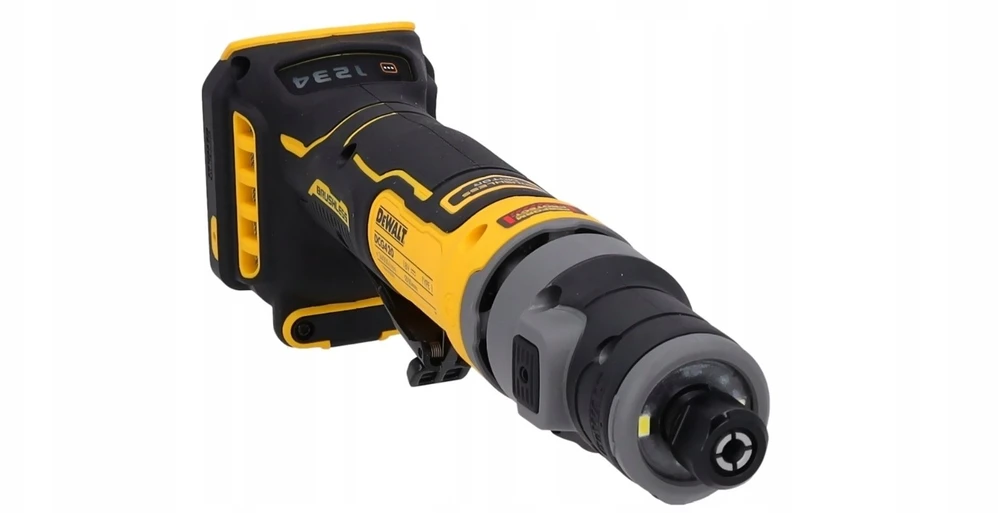 Tiesinis šlifuoklis DeWalt DCG420N-XJ; 18 V (be akumuliatoriaus ir pakrovėjo)