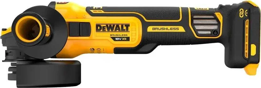 Dewalt kampinis šlifuoklis DCG409VSNT 125 mm 18V Li-Ion XR FELXVOLT T-STAK lagaminas, sūkių reguliavimas, be akumuliatoriaus ir kroviklio