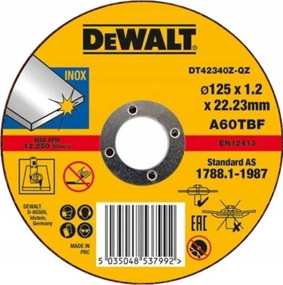 Dewalt kampinis šlifuoklis DCG409VSNT 125 mm 18V Li-Ion XR FELXVOLT T-STAK lagaminas, sūkių reguliavimas, be akumuliatoriaus ir kroviklio