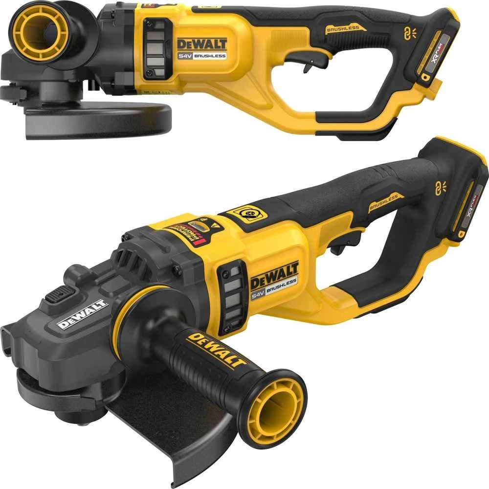 Kampinis šlifuoklis DeWalt DCG460N-XJ; 54 V (Be akumuliatoriaus ir pakrovėjo)