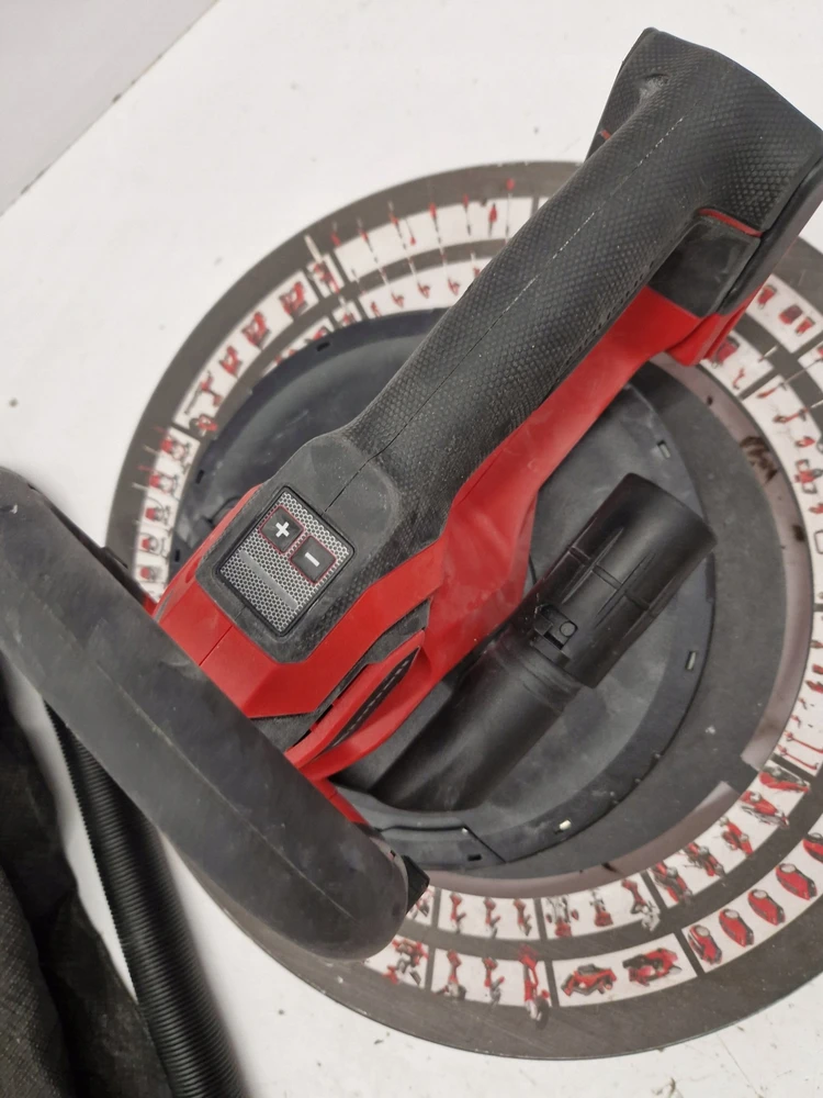 Einhell TP-DWS 18/225 Li BL Floor sander 1200 RPM Juodas, Raudona