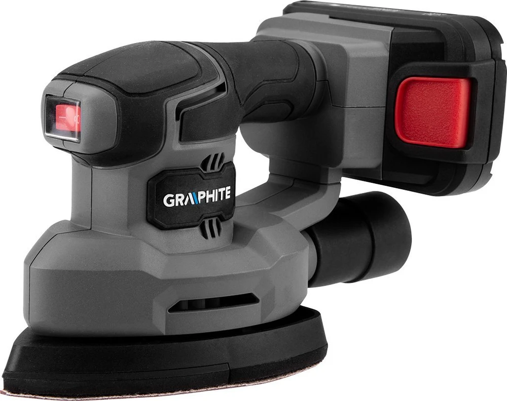 Trikampis šlifuoklis Graphite 58GE141; 18 V (be akumuliatoriaus ir pakrovėjo)