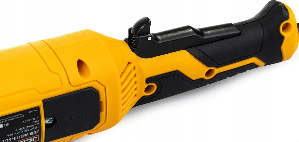 Šlifuoklis JCB Kampinis šlifuoklis 1200W, 230V 115mm, regulowane obroty