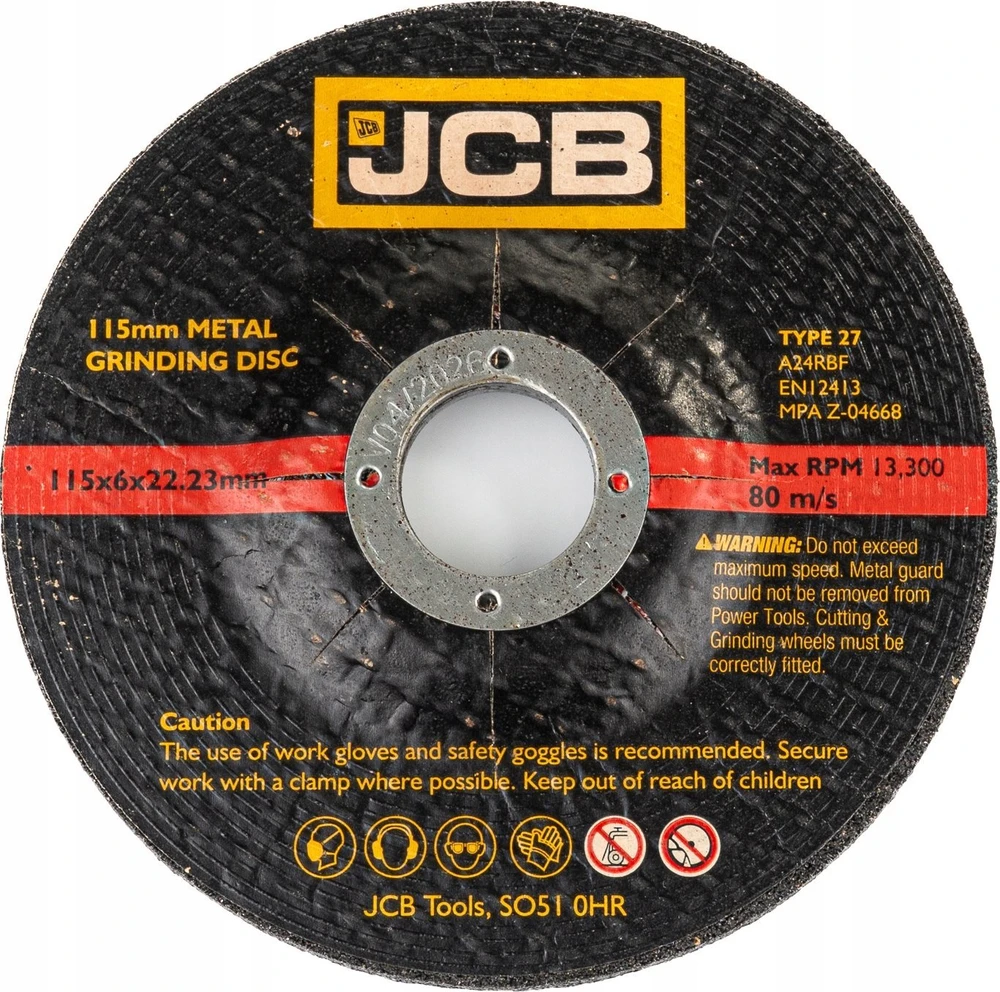 Šlifuoklis JCB Kampinis šlifuoklis 600W, 230V 115mm
