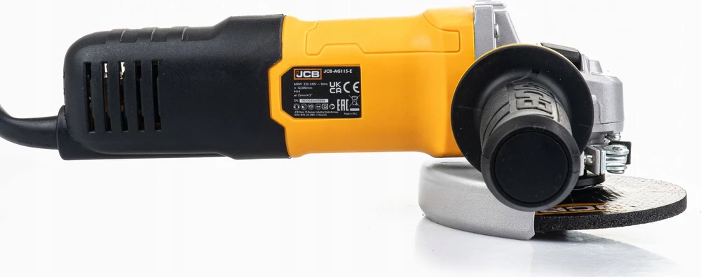Šlifuoklis JCB Kampinis šlifuoklis 600W, 230V 115mm