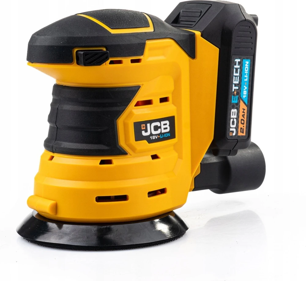 Ekscentrinis šlifuoklis JCB 18OS-2XB-E; 18 V; 1x2,0 Ah akum.