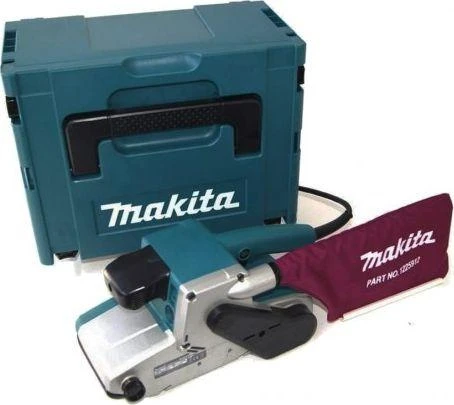 Makita 9404J Juostinis šlifuoklis 1010 W, 100 x 610 mm, el. greičio regul. sistema, 4,8kg, MAKPACK