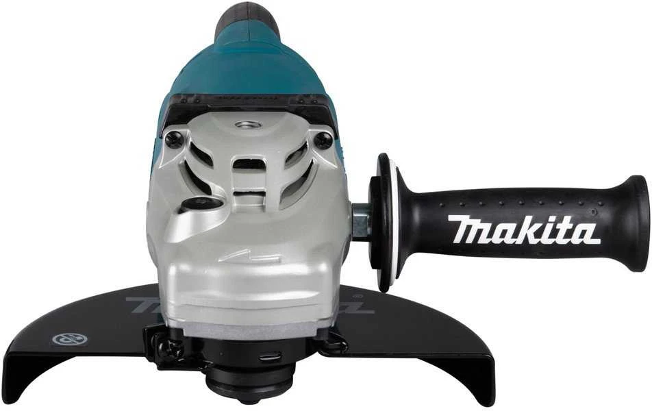Makita GA9020SF02 Kampinis šlifuoklis, 2200 W, 230 mm, 5,8kg, antivibracinė šoninė rankena, super flanšas