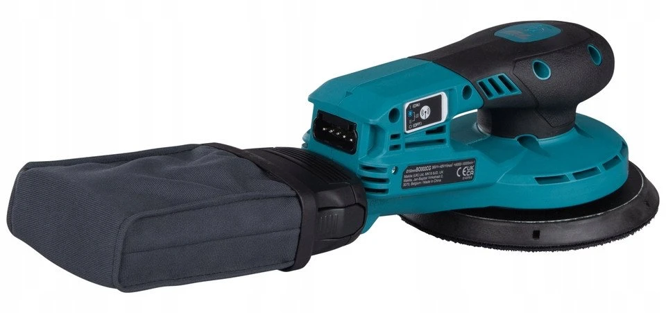 Makita BO002CGZ Akumuliatorinis ekscentrinis šlifuoklis XGT 40V, 150mm/5mm, AWS (be AWS lusto), Be akumuliatorių ir kroviklio!