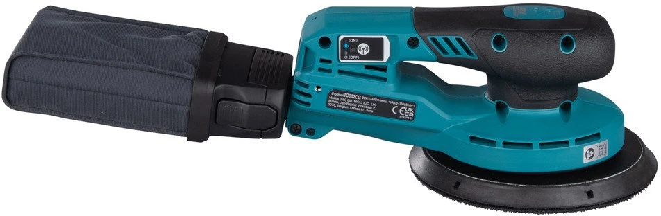 Makita BO002CGZ Akumuliatorinis ekscentrinis šlifuoklis XGT 40V, 150mm/5mm, AWS (be AWS lusto), Be akumuliatorių ir kroviklio!