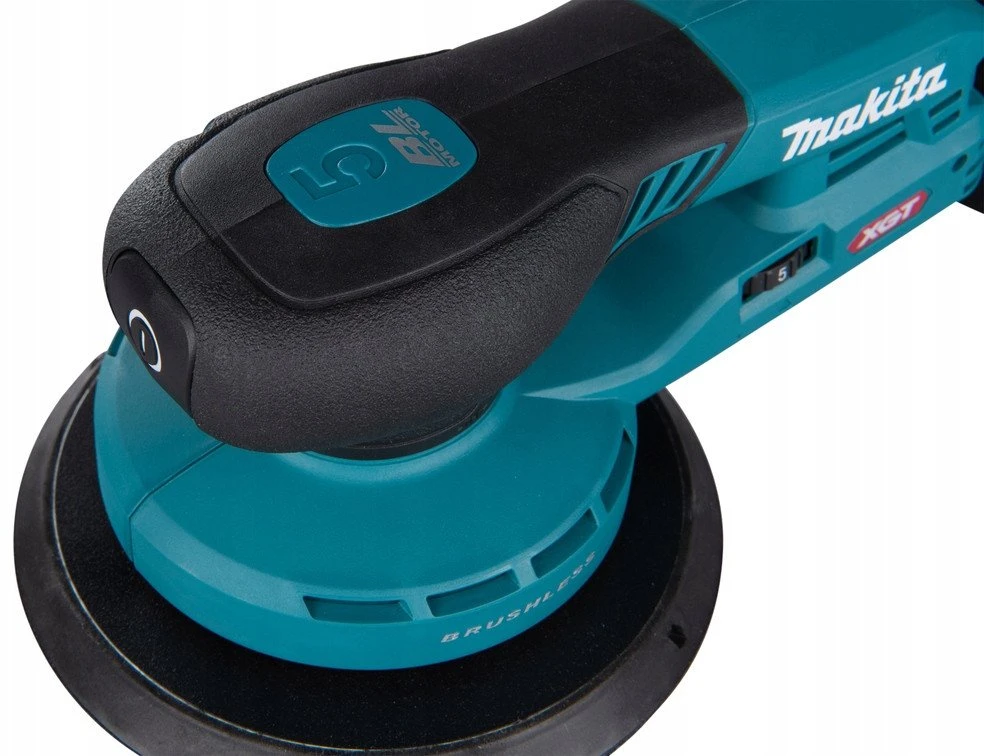 Makita BO002CGZ Akumuliatorinis ekscentrinis šlifuoklis XGT 40V, 150mm/5mm, AWS (be AWS lusto), Be akumuliatorių ir kroviklio!