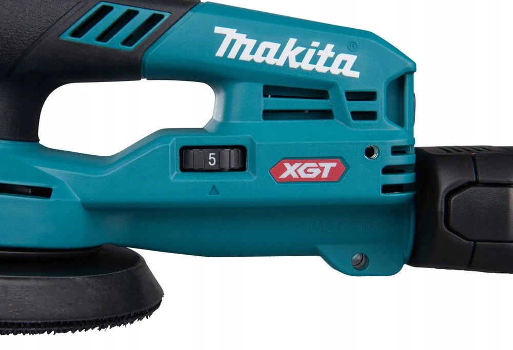 Makita BO002CGZ Akumuliatorinis ekscentrinis šlifuoklis XGT 40V, 150mm/5mm, AWS (be AWS lusto), Be akumuliatorių ir kroviklio!
