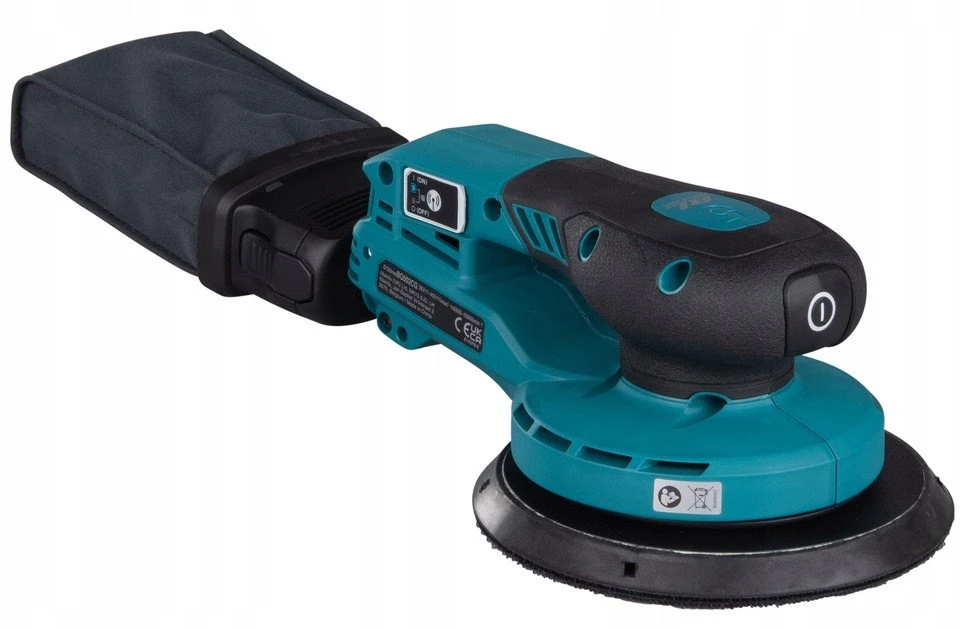 Makita BO002CGZ Akumuliatorinis ekscentrinis šlifuoklis XGT 40V, 150mm/5mm, AWS (be AWS lusto), Be akumuliatorių ir kroviklio!