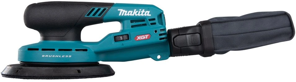 Makita BO002CGZ Akumuliatorinis ekscentrinis šlifuoklis XGT 40V, 150mm/5mm, AWS (be AWS lusto), Be akumuliatorių ir kroviklio!