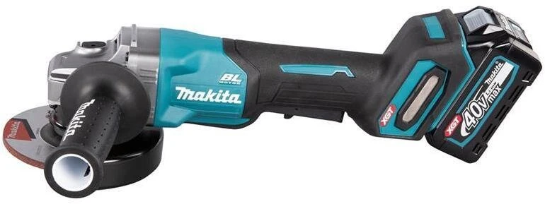 Šlifuoklis Makita Makita cordless angle grinder GA016GM201 XGT, 40V (mėlynas/juodas, 2x Li-Ion XGT battery 4.0Ah, MAKPAC size 4)