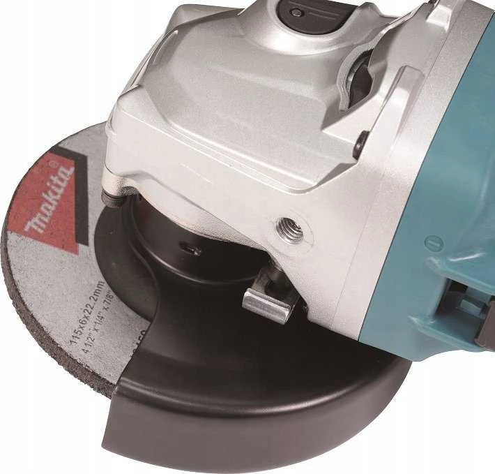 Makita GA5095X01 Kampinis šlifuoklis, 1900 W, 125 mm, SJS², AFT, Svirtinis jungiklis, 11500 min-1, antivibracinė šoninė rankena