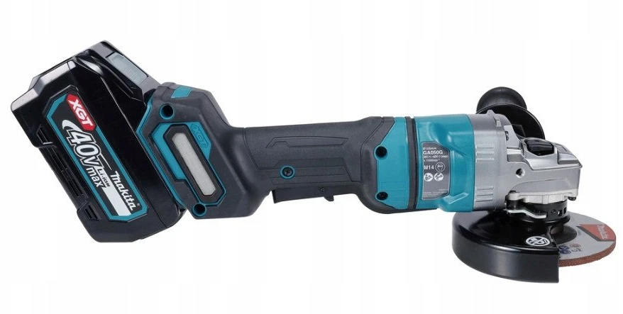 Makita GA050GZ Kampinis šlifuoklis XGT, 125MM, 0-11000RPM; bešepetėlinis variklis; elektrinis stabdys; AFT; Svirtinis jungiklis; "Z" versija - komplektuojamas be akumuliatoriaus ir kroviklio