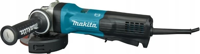 Makita GA5090X01 Kampinis šlifuoklis, 1900 W, 125 mm, SJS², AFT, 2800-11500 min-1, antivibracinė šoninė rankena