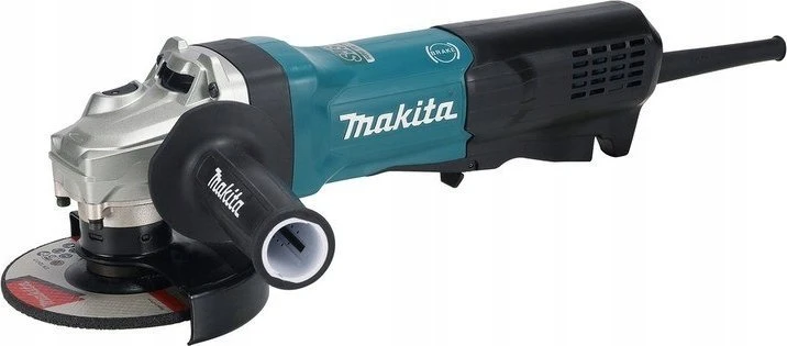 Makita GA5090X01 Kampinis šlifuoklis, 1900 W, 125 mm, SJS², AFT, 2800-11500 min-1, antivibracinė šoninė rankena