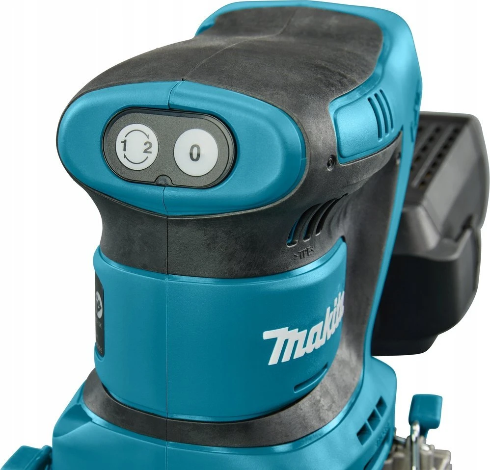 Makita plokštuminis šlifuoklis DBO484Z, 18 V, 112x102mm, be akumuliatoriaus ir kroviklio