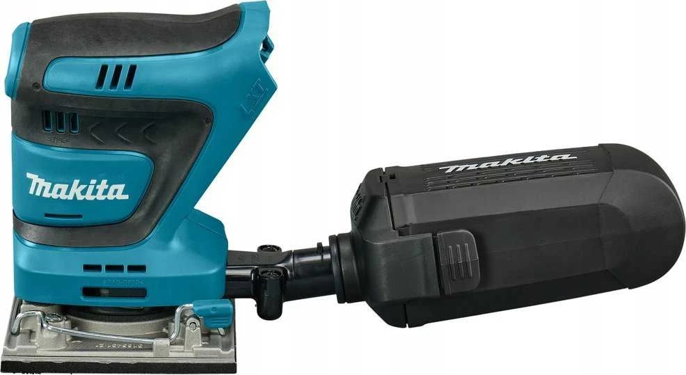 Makita plokštuminis šlifuoklis DBO484Z, 18 V, 112x102mm, be akumuliatoriaus ir kroviklio